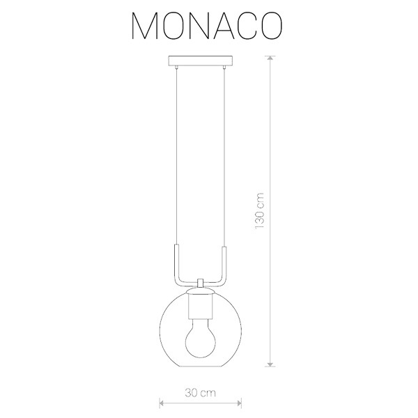 Pakabinamas šviestuvas MONACO